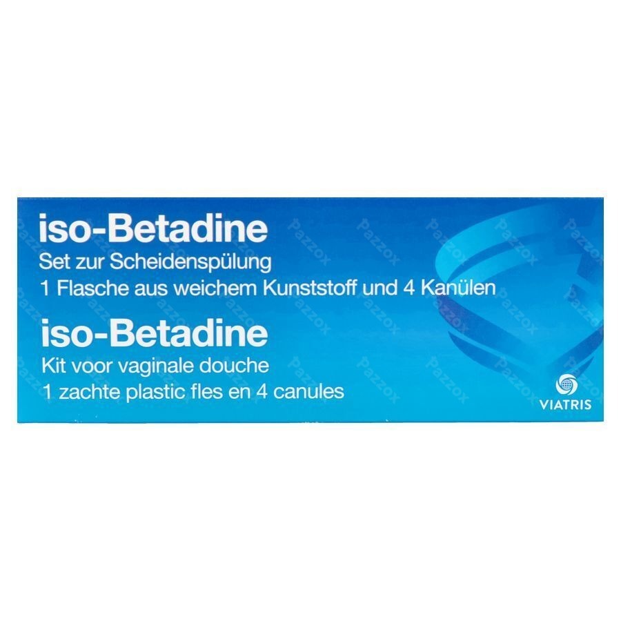Iso Betadine Kit Vaginale Douche Kanules 4