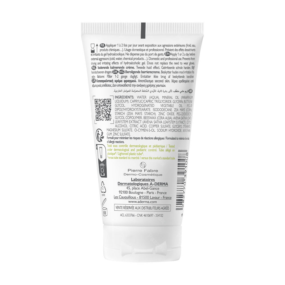 A-Derma Dermalibour + Barrier Crème Isolante 50ml