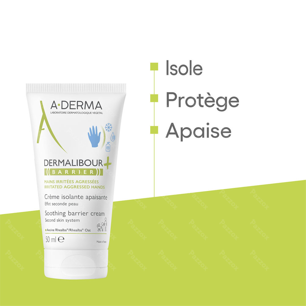 A-Derma Dermalibour + Barrier Crème Isolante 50ml
