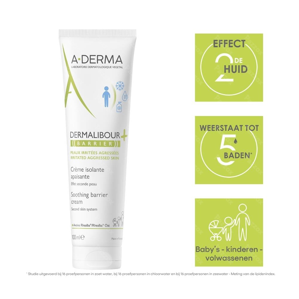 A-Derma Dermalibour + Barrier Isolerende Crème 100ml