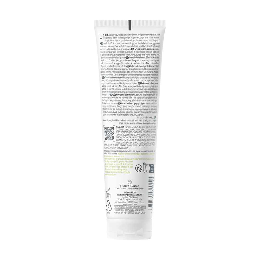 A-Derma Demalibour + Barrier Crème Isolante 100ml