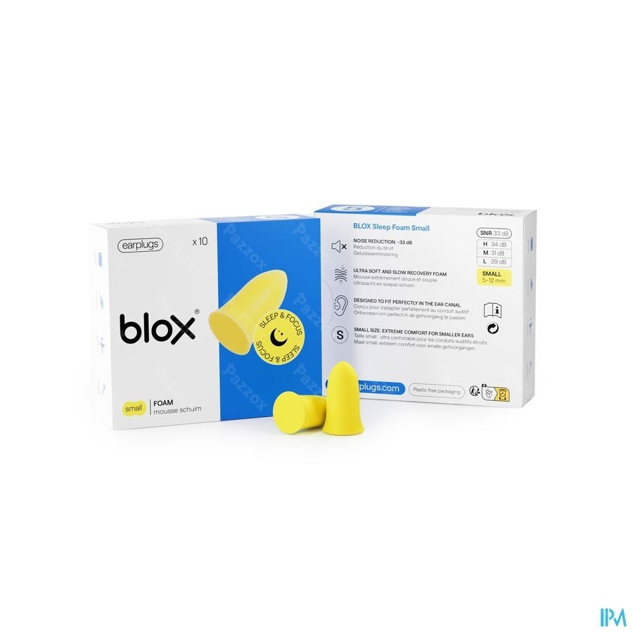 Blox Sleep Mousse Small Jaune Bouch. Oreilles 5