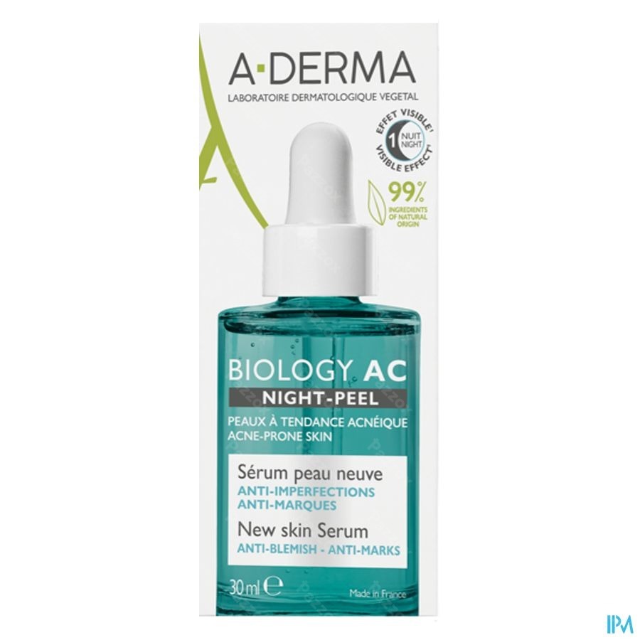 A-Derma Biology Ac Night Peel Serum 30ml