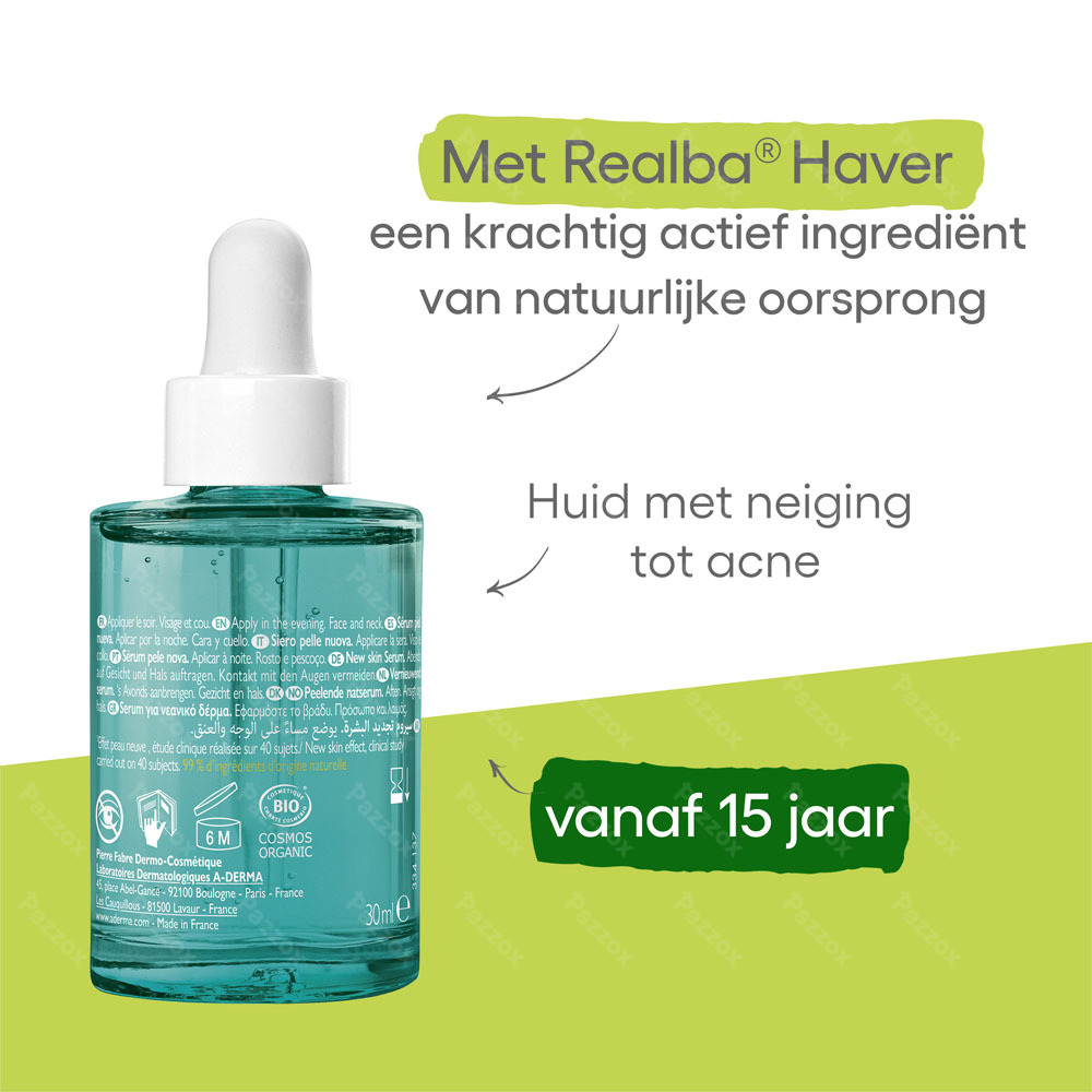 A-Derma Biology Ac Night Peel Serum 30ml