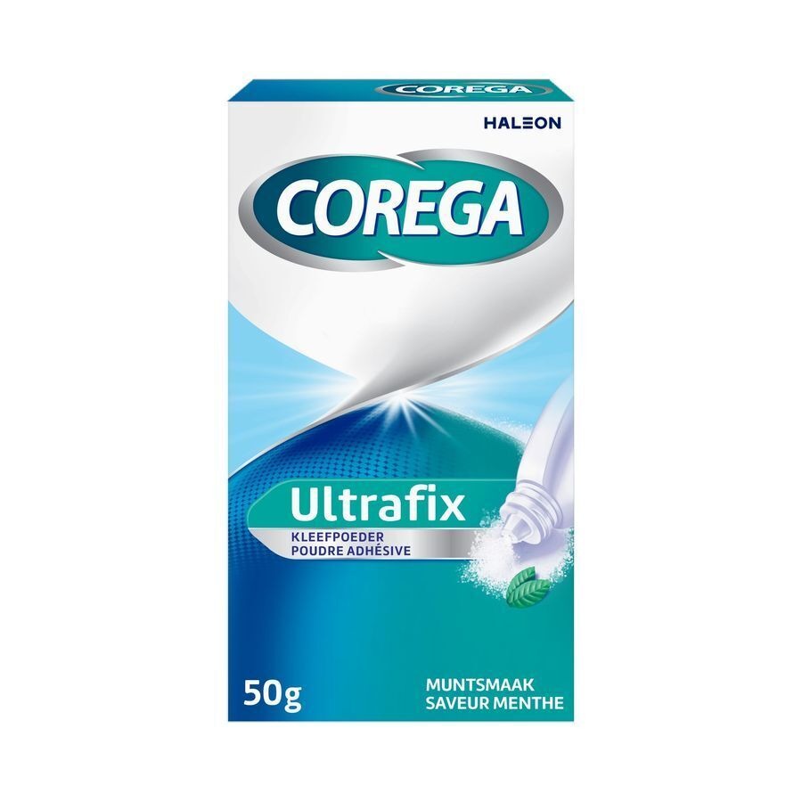Corega Ultrafix Poudre Adhesive 50g Nf