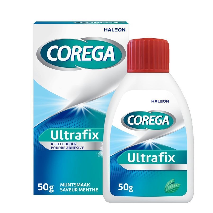 Corega Ultrafix Poudre Adhesive 50g Nf - Pazzox, pharmacie en ligne