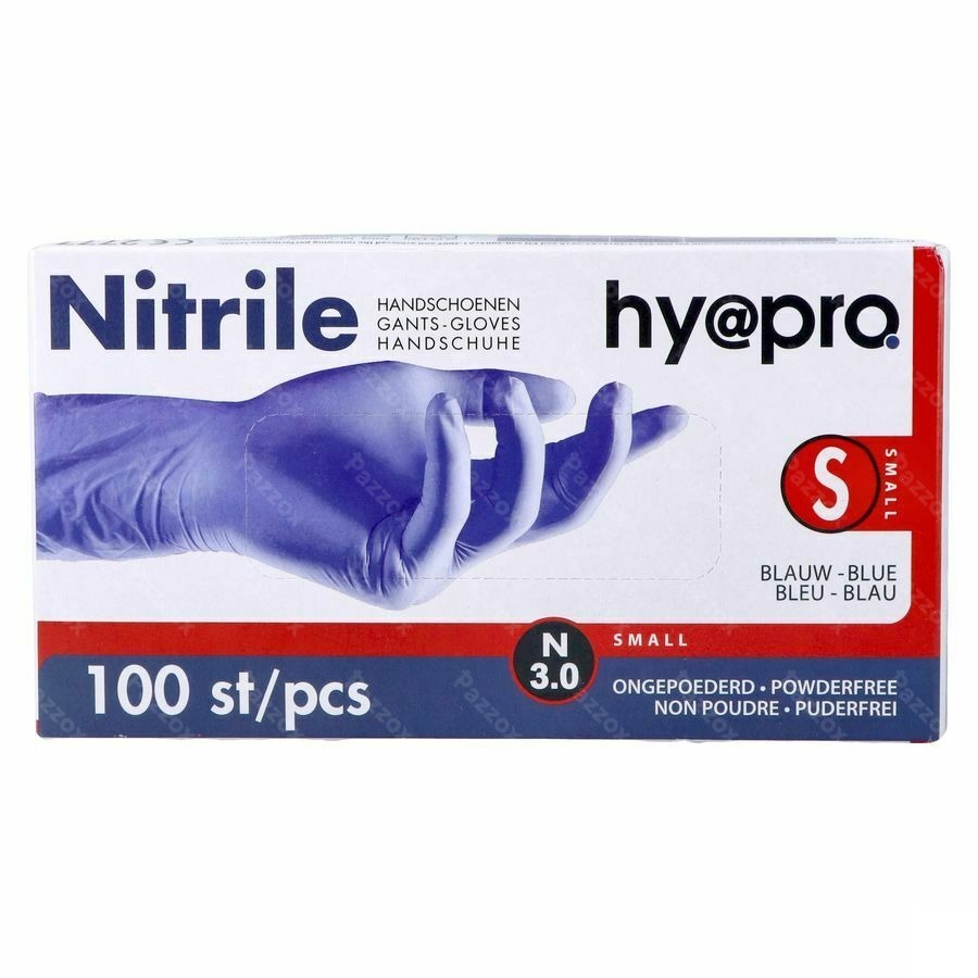 Pharmex Gants Nitril Bleu S/poudre S 100