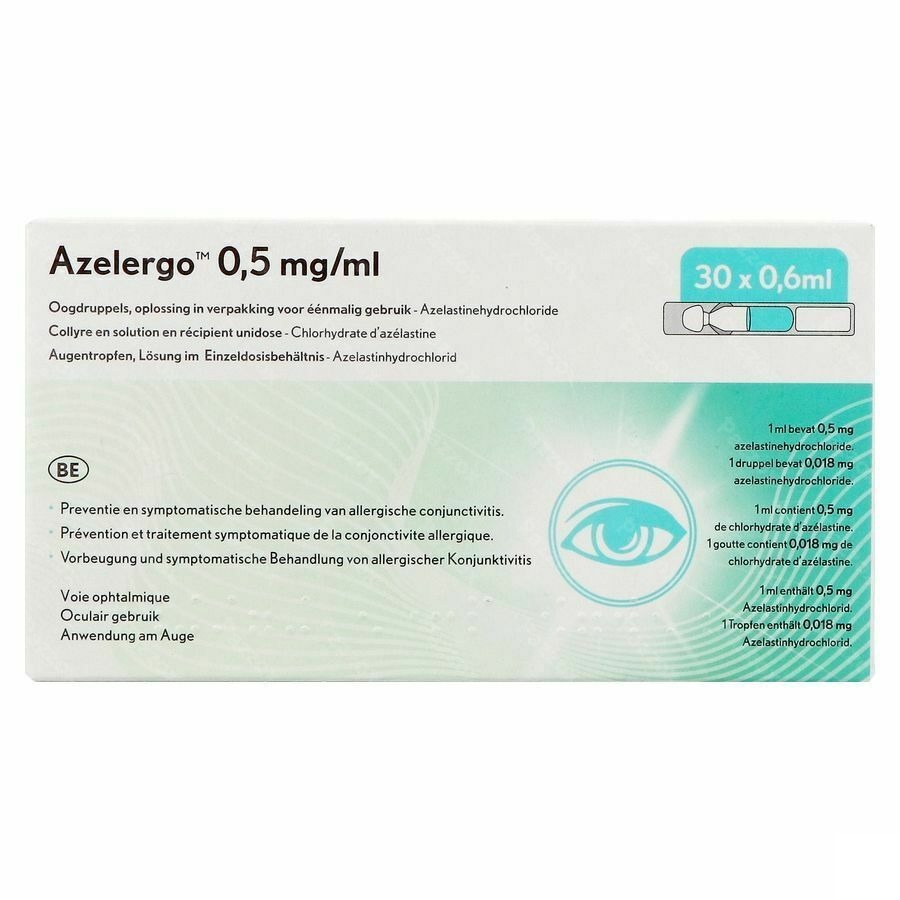 Azelergo Oogdruppels 30 Unidosissen