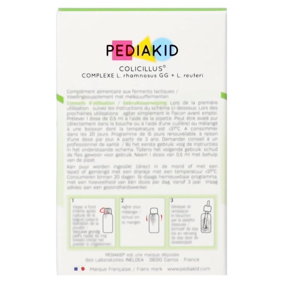 Pediakid Colicillus Compl. l.rhamn. Gg+l.reut. 8ml