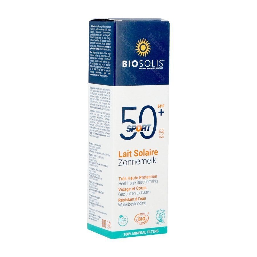Biosolis Zonnemelk Sport SPF50+ 50ml
