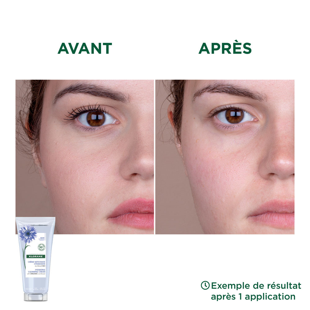 Klorane Visage Creme Nett Demaq Bleuet Bio 200ml