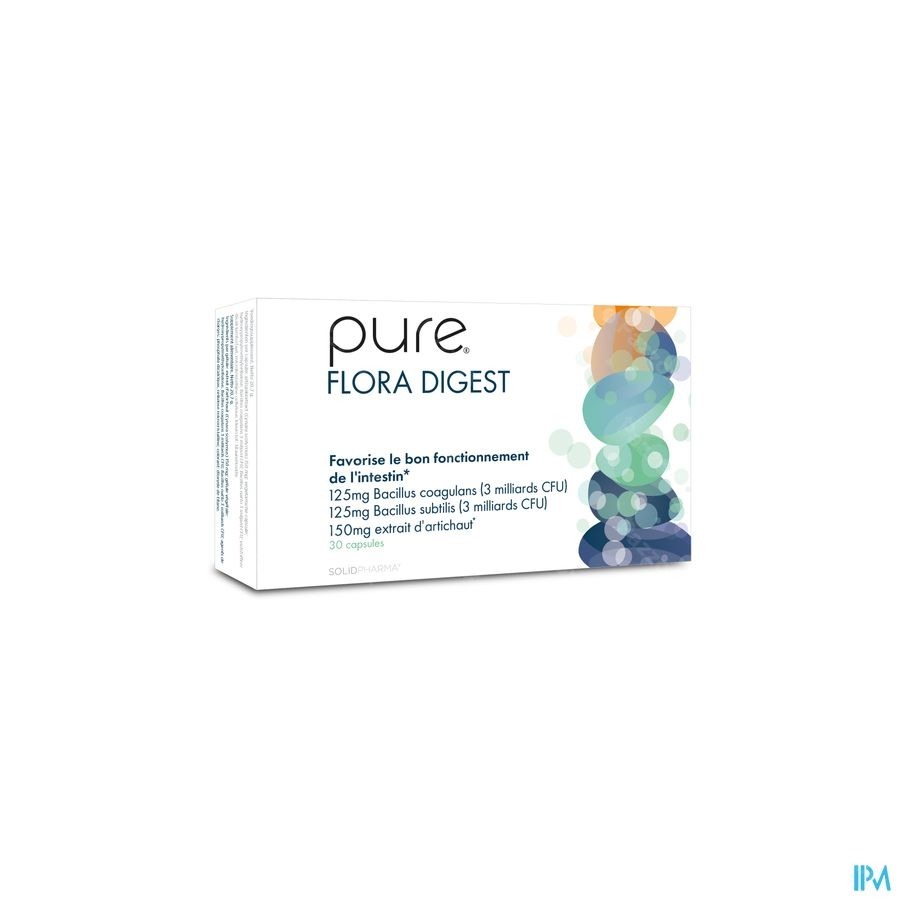 Pure Flora Digest Caps 30 Remplace 3878-998
