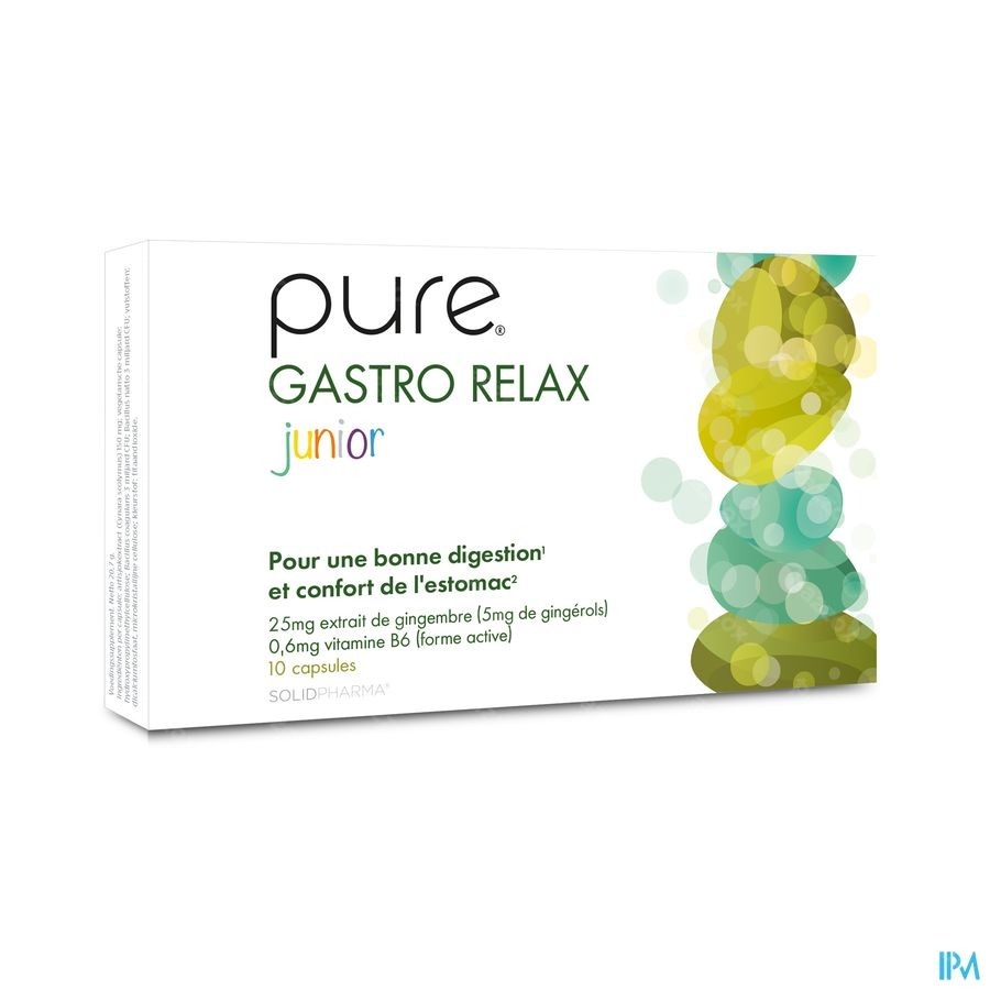 Pure Gastro Relax Junior Caps 10