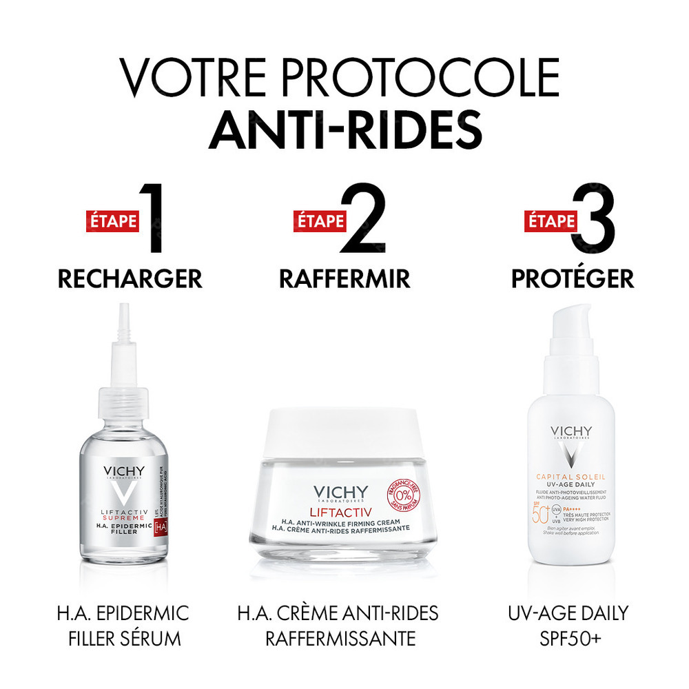 Vichy Liftactiv H.A. Anti-Rides Raffermissante Sans Parfum 50ml