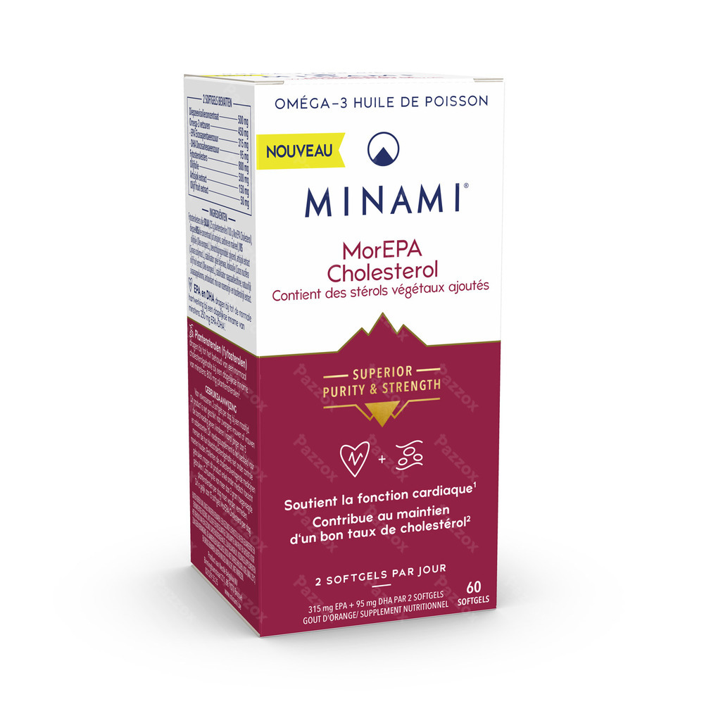 Minami MorEPA Cholesterol 60 Gélules