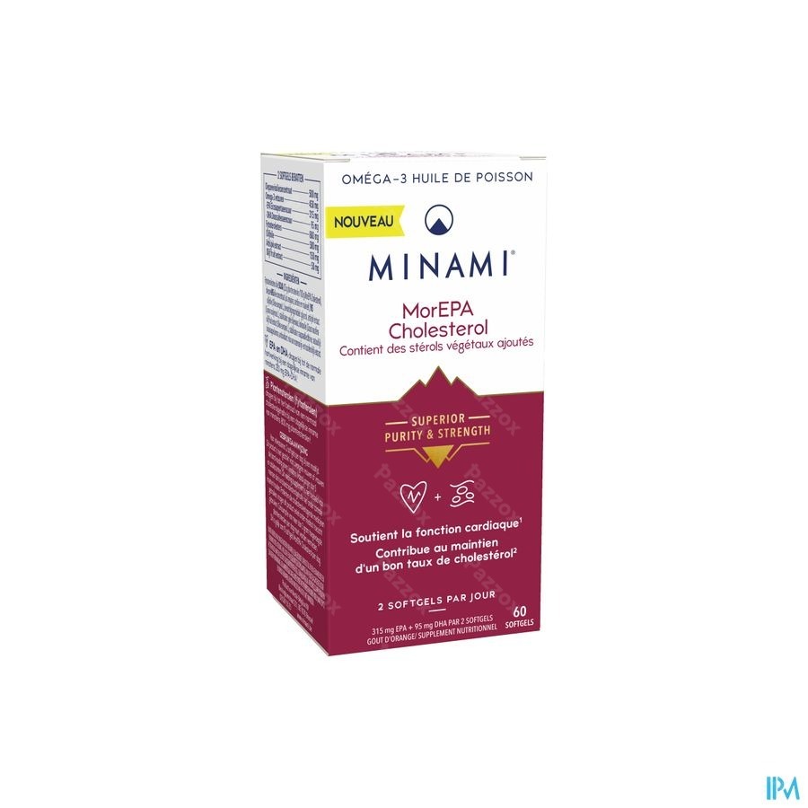 Minami MorEPA Cholesterol 60 Gélules