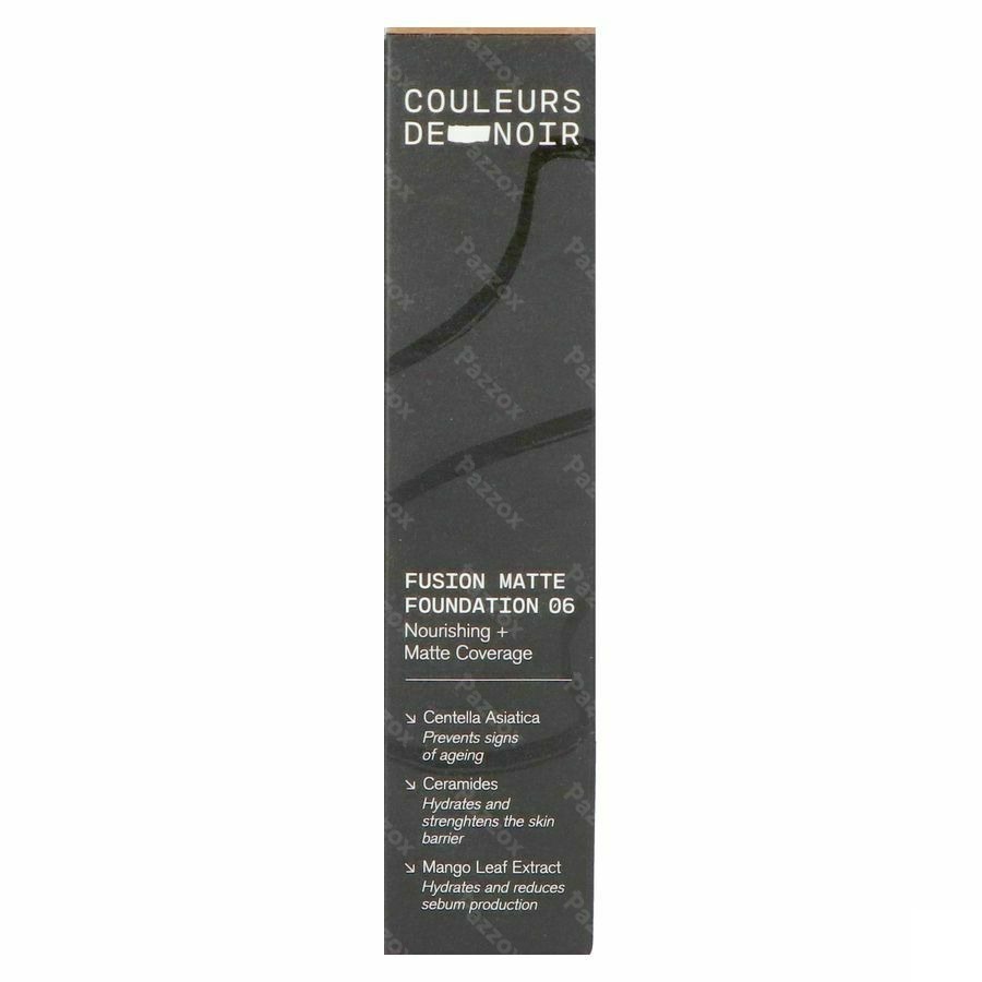 Les Couleurs De Noir Fusion Matte Foundation 06 Warm Rosé 30ml