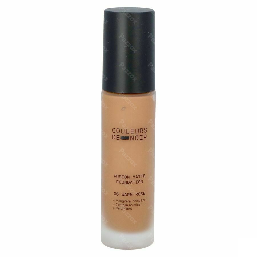 Les Couleurs De Noir Fusion Matte Foundation 06 Warm Rosé 30ml