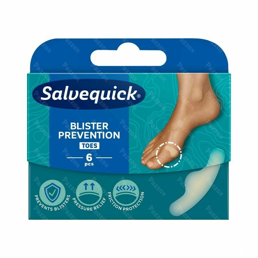 Salvequick Blister Prevention Tenen 6