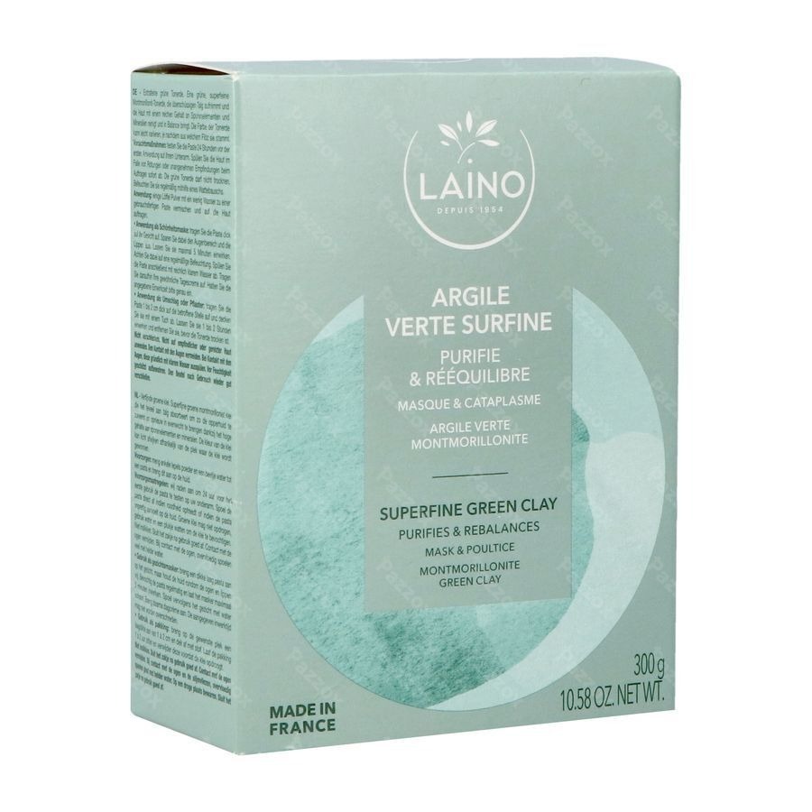 Laino Argile Pdr Surfine Verte Etui 300g