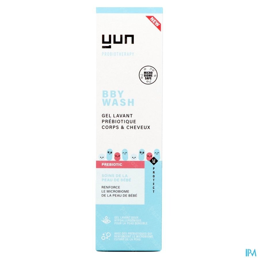 Yun BBY Prebiotic Corps et Cheveux Gel Lavant 200ml