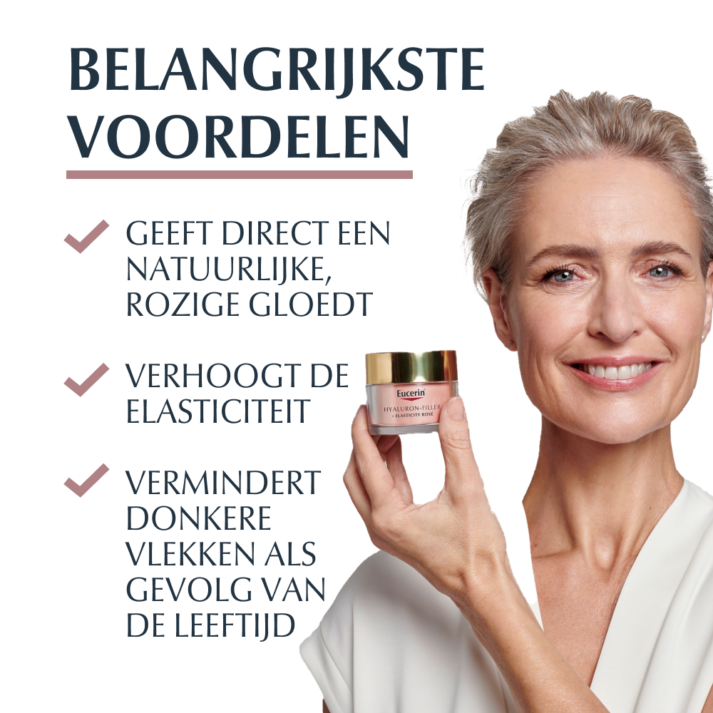 Eucerin Hyaluron-Filler + Elasticity Dagcrème Rose SPF30 50ml 