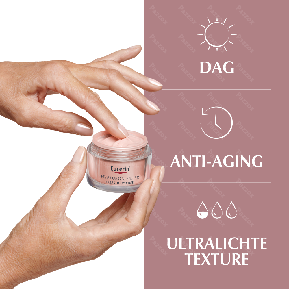 Eucerin Hyaluron-Filler + Elasticity Dagcrème Rose SPF30 50ml 