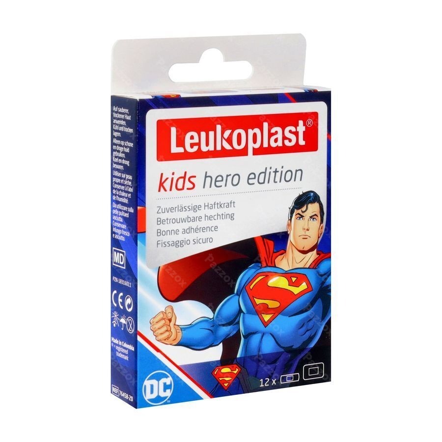 Leukoplast Kids Assortiment Ed. Spec. Superman 12