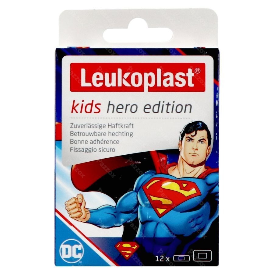 Leukoplast Kids Assortiment Ed. Spec. Superman 12
