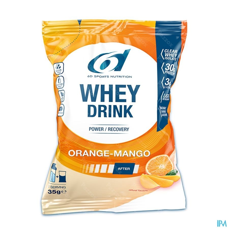 6d Whey Drink Orange&mango Pdr 8x35g