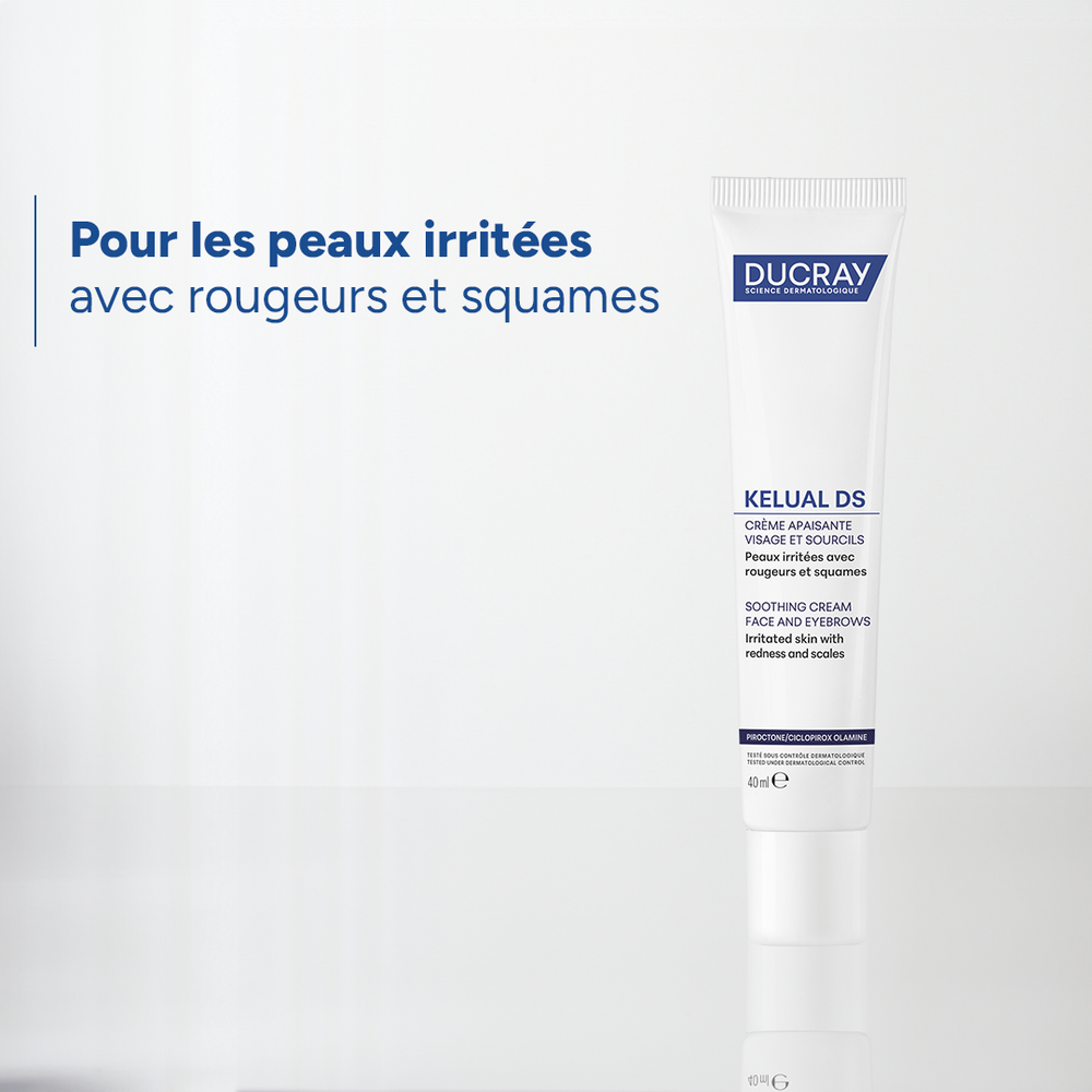 Ducray Kelual DS Crème, Peau irritée avec rougeurs et squames 40 ml