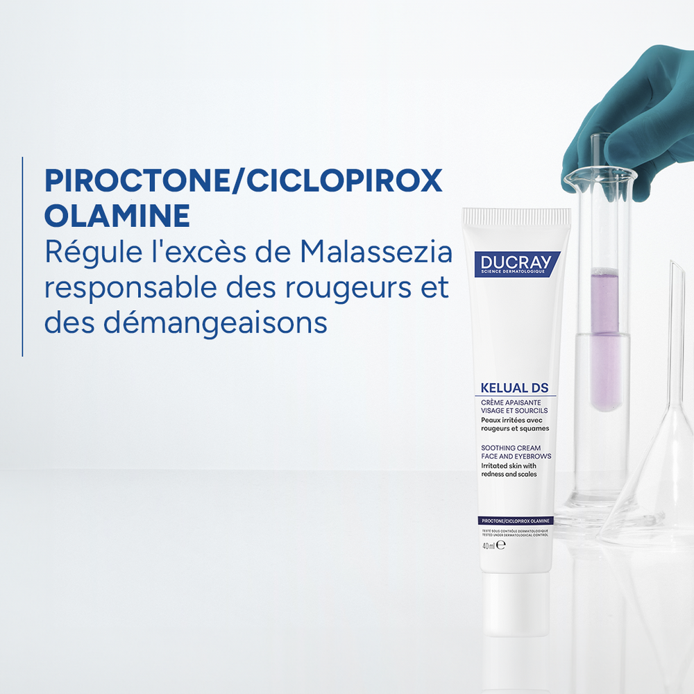 Ducray Kelual DS Crème, Peau irritée avec rougeurs et squames 40 ml
