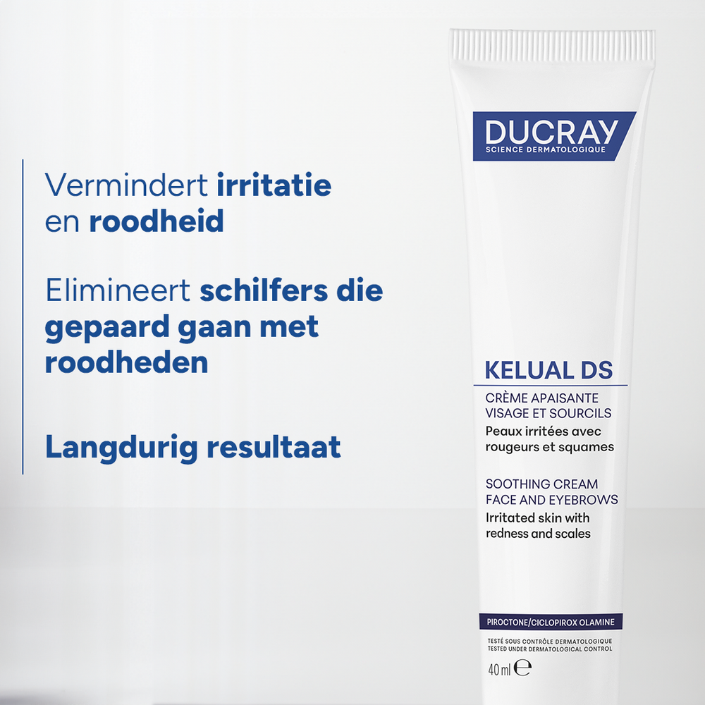 Ducray Kelual DS Crème Geirriteerde huid met roodheid en schilfers 40 ml