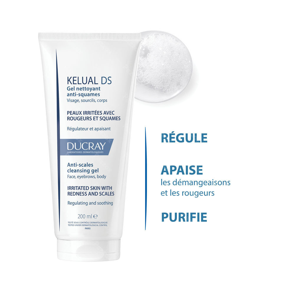 Ducray Kelual Ds Gel Nettoyant A/squam 200ml Nf