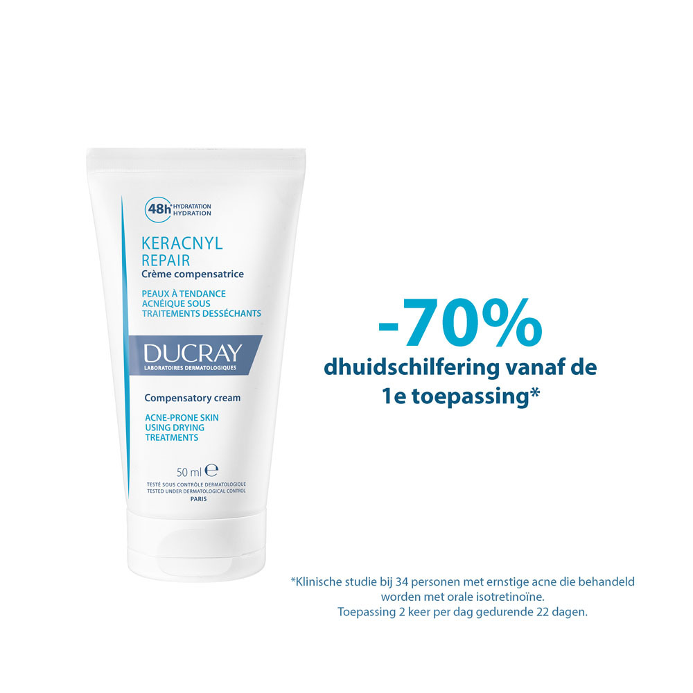 Ducray Keracnyl Repair Compenserende Crème 50ml