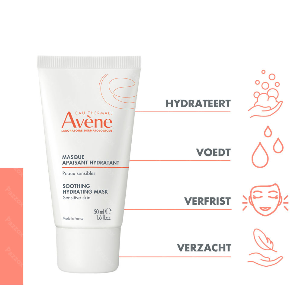 Avène Verzachtend Hydraterend Masker 50ml