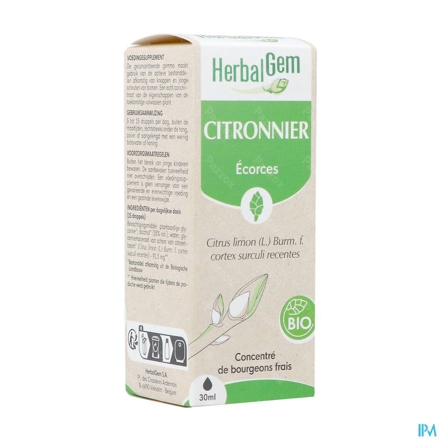 Herbalgem Citronnier Bio 30ml