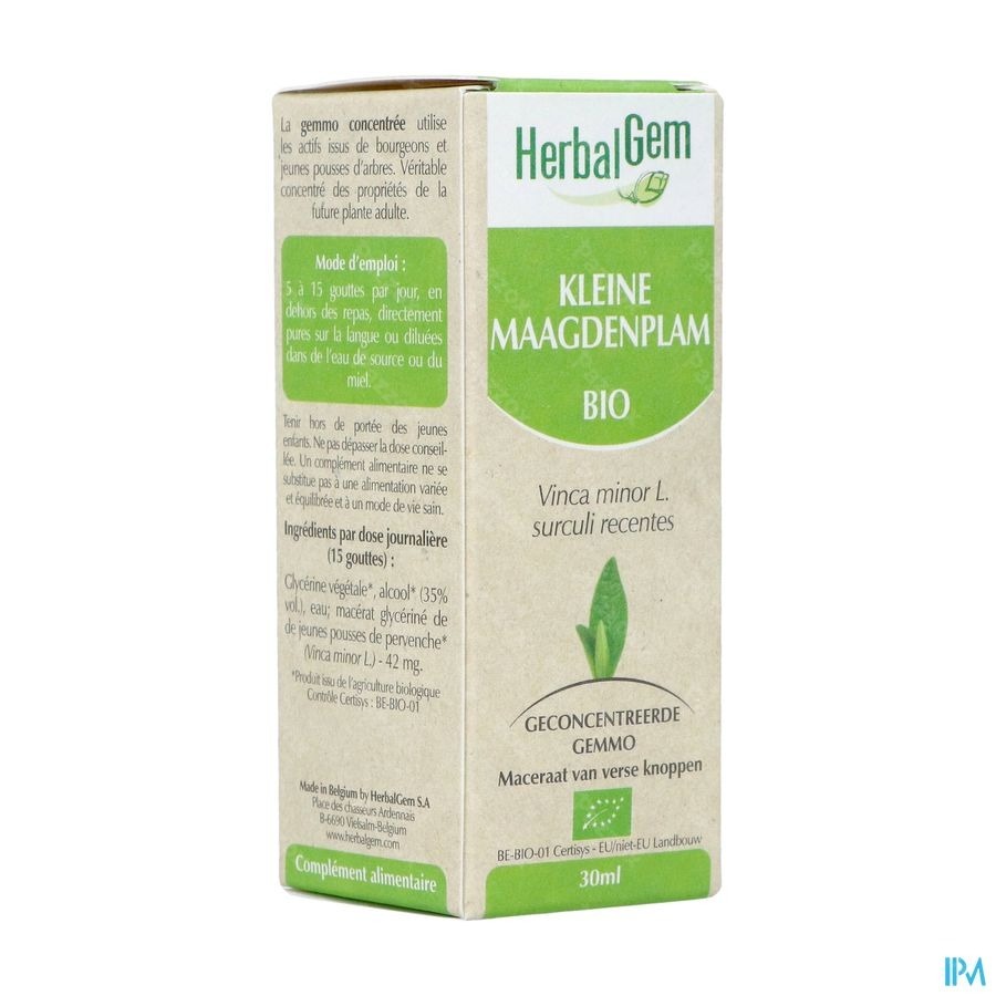 Herbalgem Maagdenpalm Bio 30ml