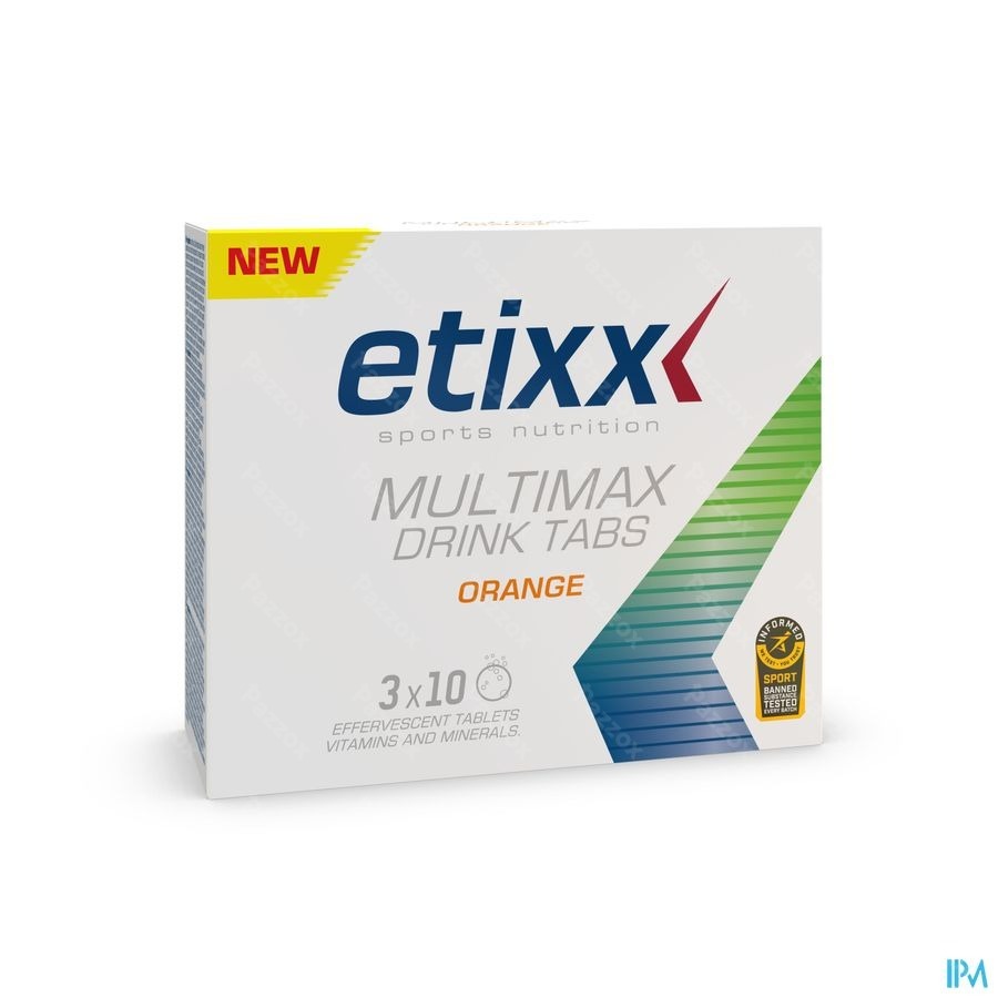 Etixx Multimax Drink Orange Tube Comp 3x10