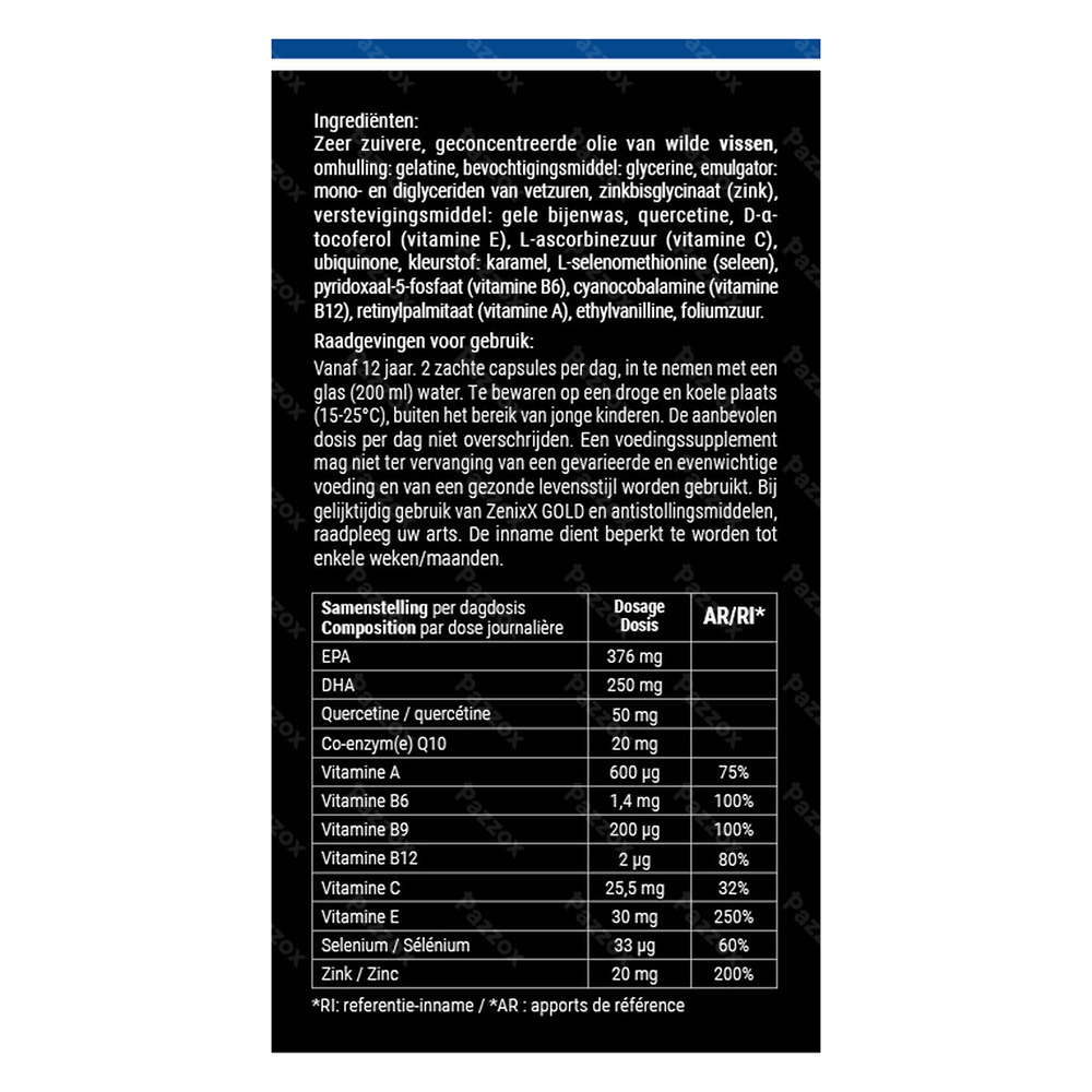 ZenixX Gold 120 Capsules