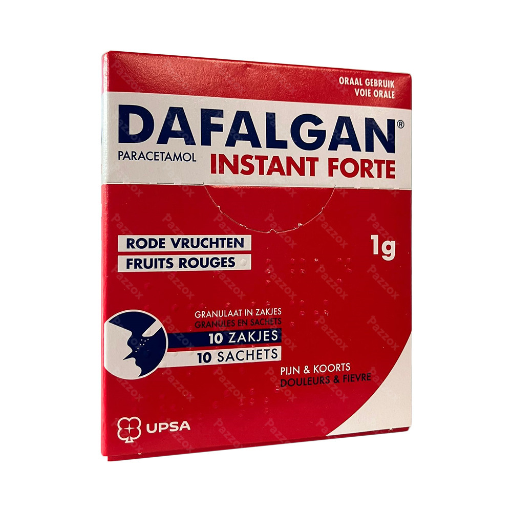 Dafalgan Instant Forte Fruits R. 1g Gran Sach 10