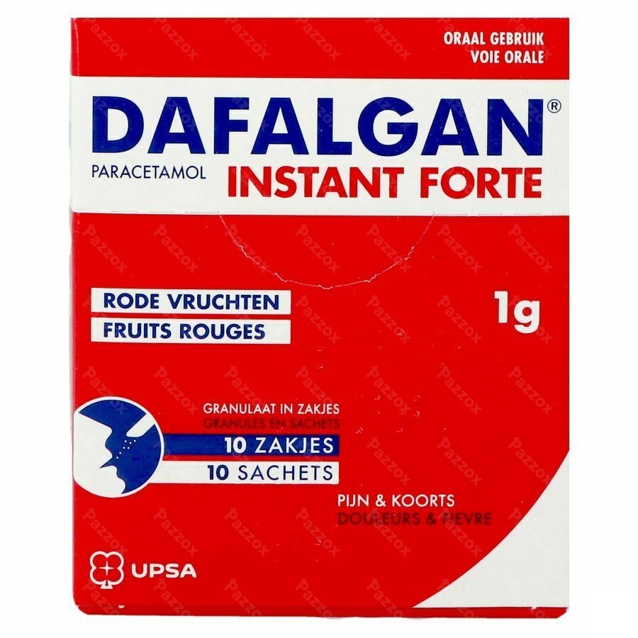 Dafalgan Instant Forte Fruits R. 1g Gran Sach 10