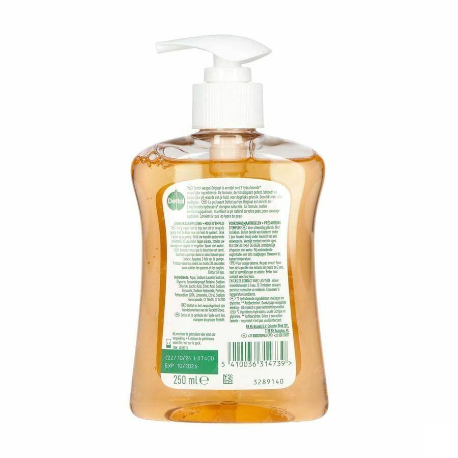 Dettolhygiene Gel Lavant Original 250ml