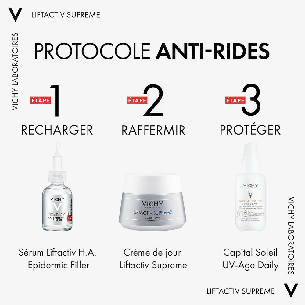 Vichy Liftactiv Ha Crème de Jour Anti-Rides Peaux Normale et Mixte 50ml