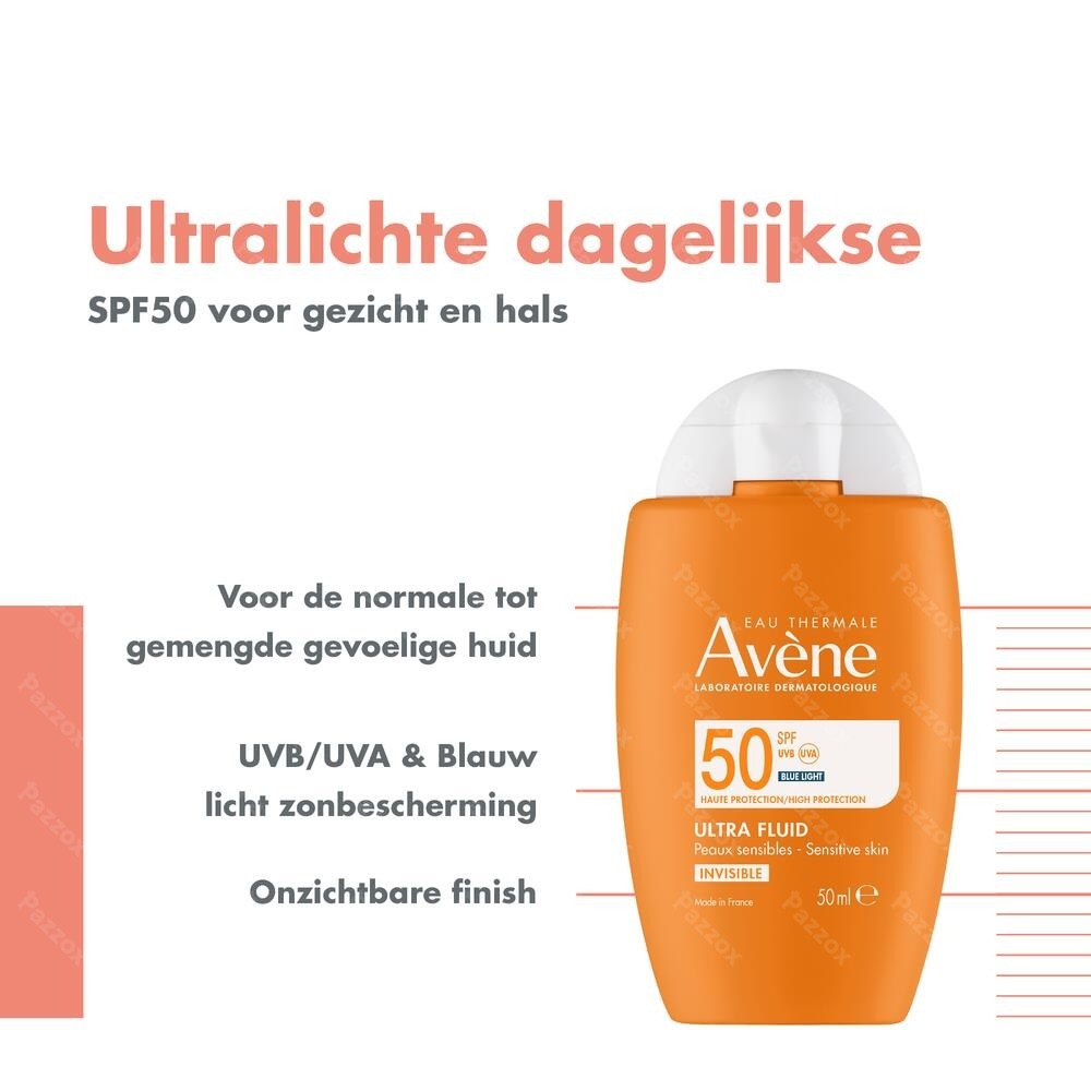 Avène Onzichtbare Zonnefluide SPF50+ 50ml