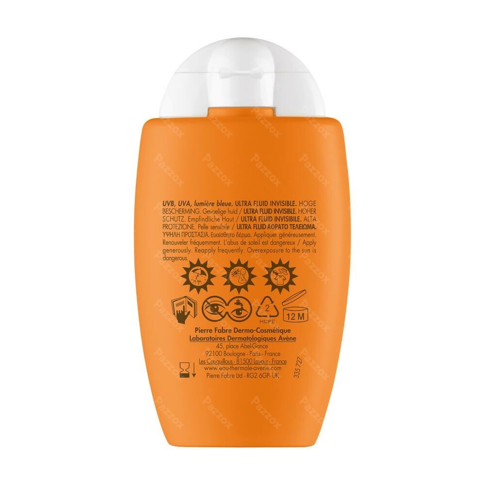 Avène Onzichtbare Zonnefluide SPF50+ 50ml