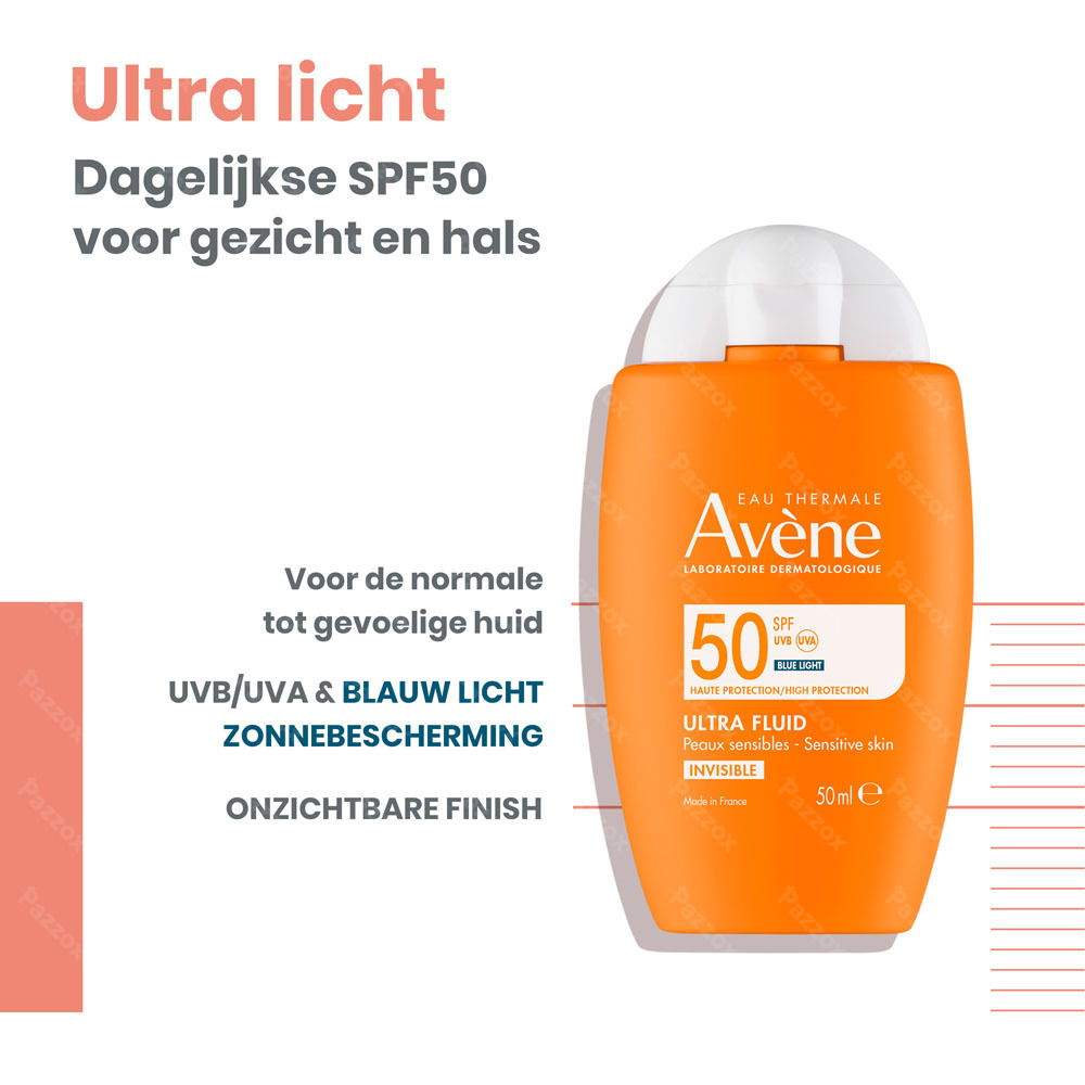 Avène Onzichtbare Zonnefluide SPF50+ 50ml