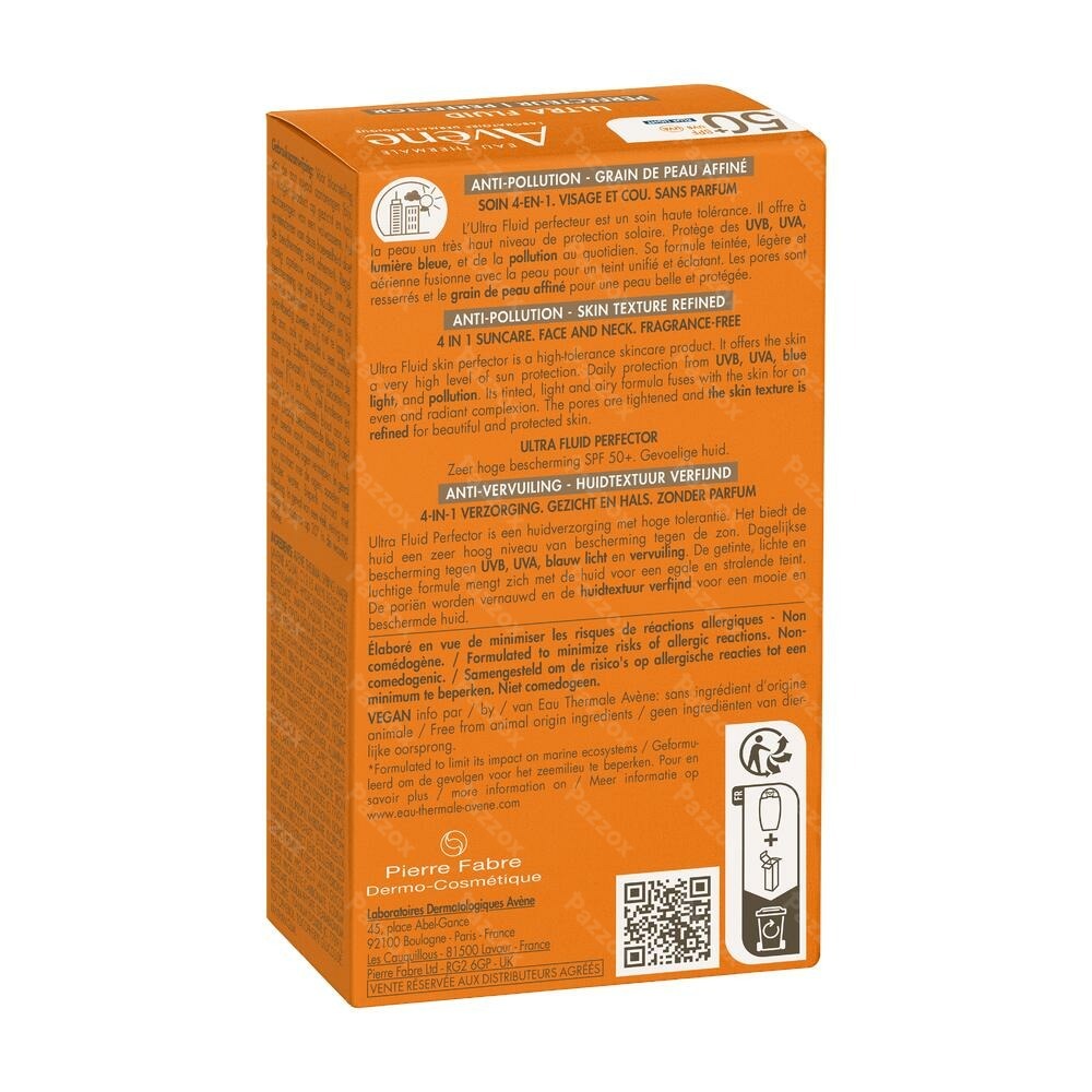 Avène Zonnebescherming Ultra Fluide SPF50+ 50ml