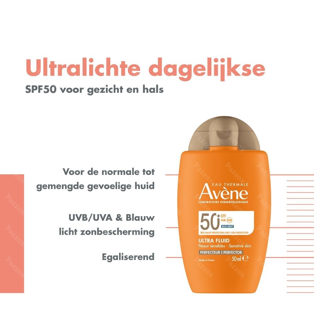 Avène Zonnebescherming Ultra Fluide SPF50+ 50ml