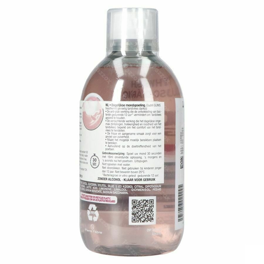 Eludril Gums Gevoelige Tandvlees 500ml